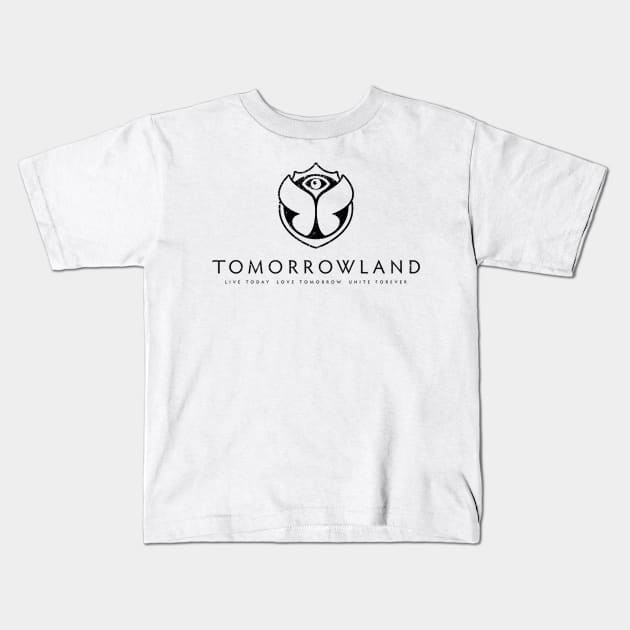 tomorrowland music festival Kids T-Shirt by DeekayGrafx